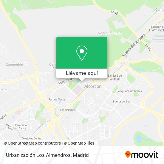 Mapa Urbanización Los Almendros