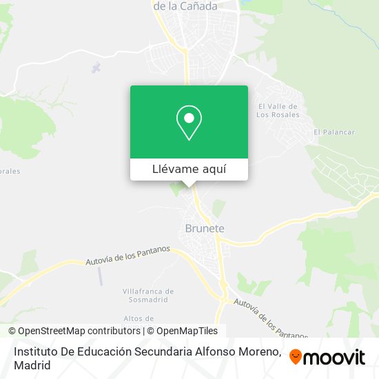 Mapa Instituto De Educación Secundaria Alfonso Moreno