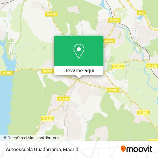 Mapa Autoescuela Guadarrama