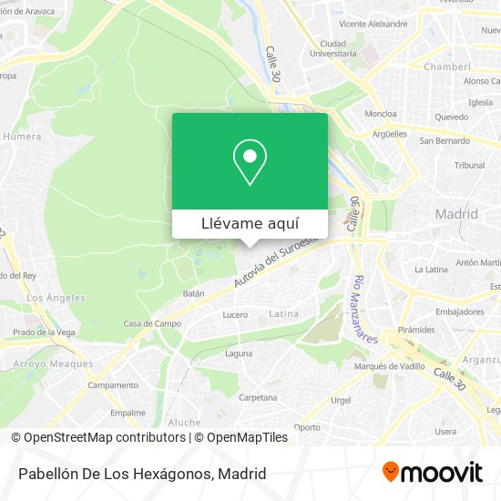 Mapa Pabellón De Los Hexágonos