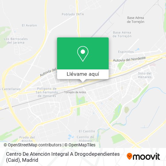 Mapa Centro De Atención Integral A Drogodependientes (Caid)