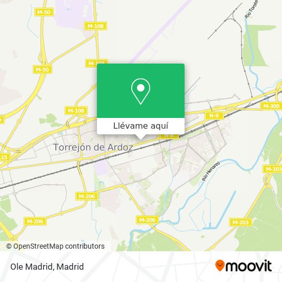 Mapa Ole Madrid