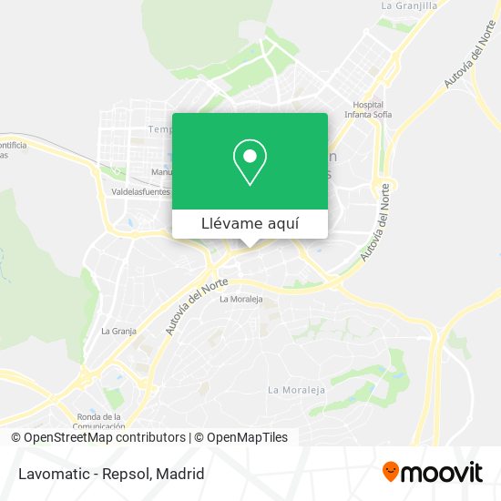 Mapa Lavomatic - Repsol