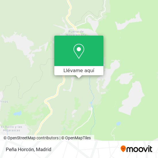 Mapa Peña Horcón