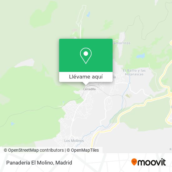 Mapa Panadería El Molino