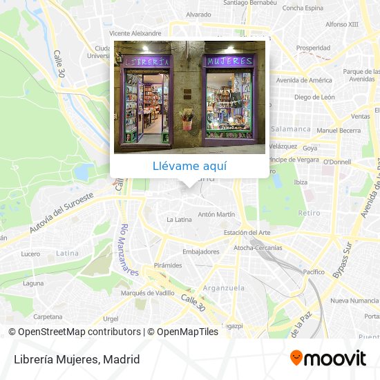 Mapa Librería Mujeres