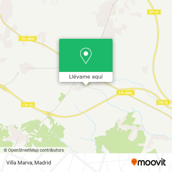 Mapa Villa Marva