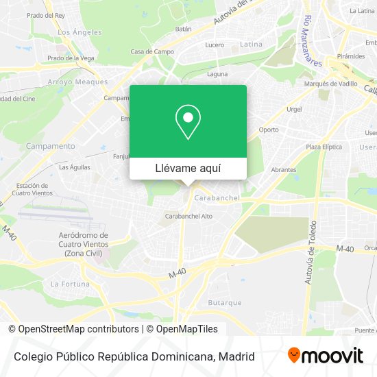 Mapa Colegio Público República Dominicana