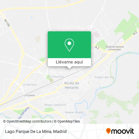 Mapa Lago Parque De La Mina