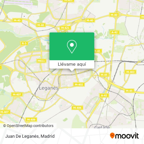 Mapa Juan De Leganés