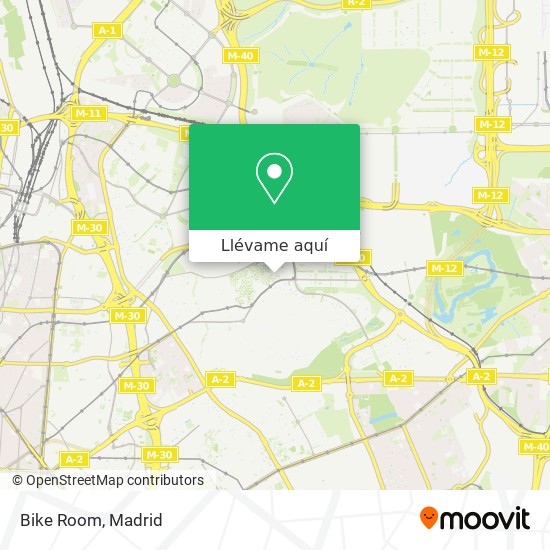 Mapa Bike Room