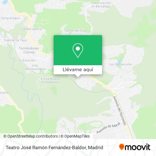Mapa Teatro José Ramón Fernández-Baldor