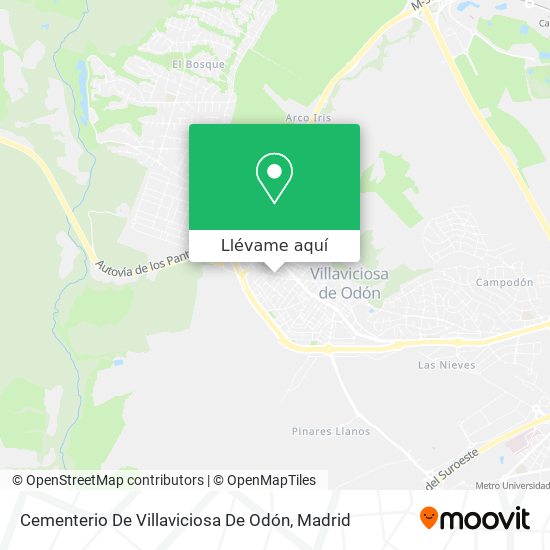 Mapa Cementerio De Villaviciosa De Odón