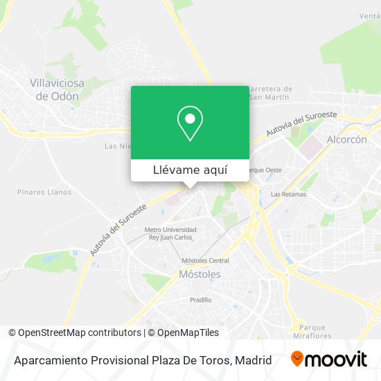 Mapa Aparcamiento Provisional Plaza De Toros