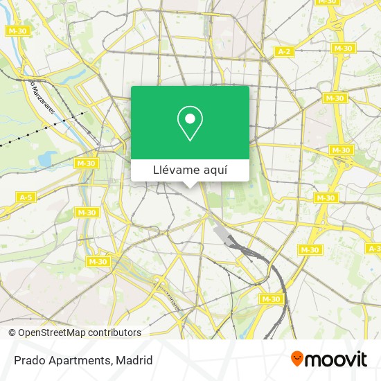 Mapa Prado Apartments