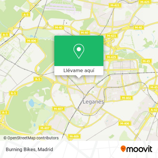 Mapa Burning Bikes