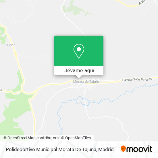 Mapa Polideportivo Municipal Morata De Tajuña