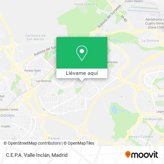 Mapa C.E.P.A. Valle Inclán