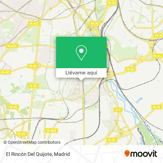 Mapa El Rincón Del Quijote
