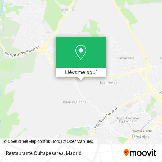 Mapa Restaurante Quitapesares