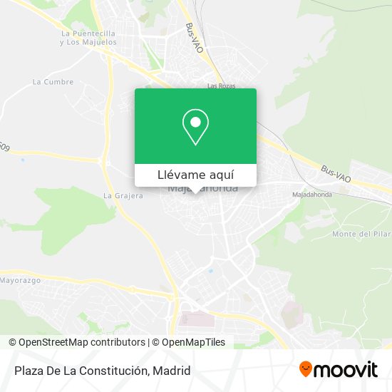 Mapa Plaza De La Constitución