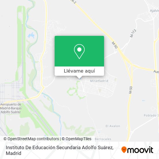 Mapa Instituto De Educación Secundaria Adolfo Suárez
