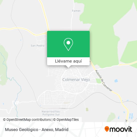 Mapa Museo Geológico - Anexo