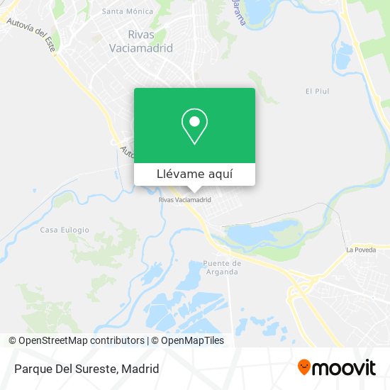 Mapa Parque Del Sureste
