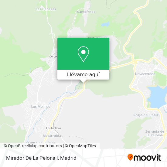 Mapa Mirador De La Pelona I