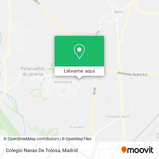 Mapa Colegio Navas De Tolosa