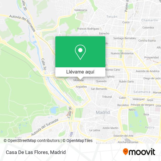 Mapa Casa De Las Flores