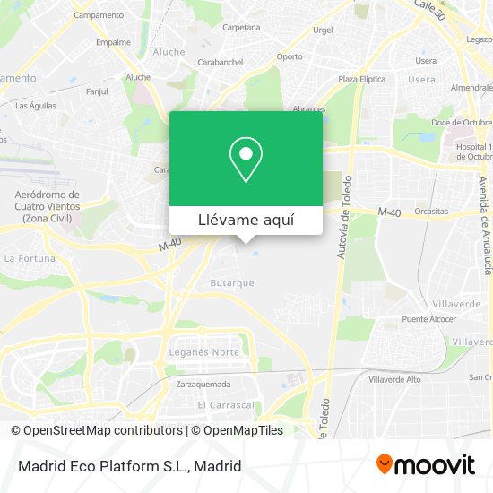Mapa Madrid Eco Platform S.L.