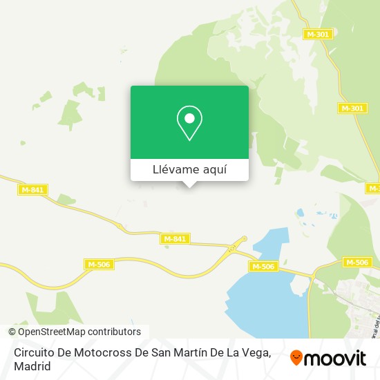Mapa Circuito De Motocross De San Martín De La Vega