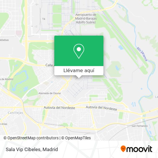 Mapa Sala Vip Cibeles