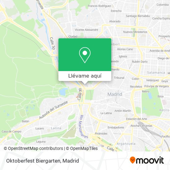 Mapa Oktoberfest Biergarten