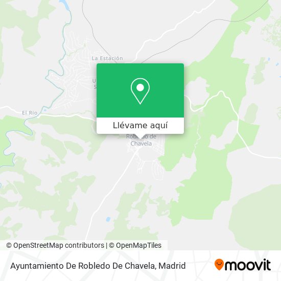 Mapa Ayuntamiento De Robledo De Chavela