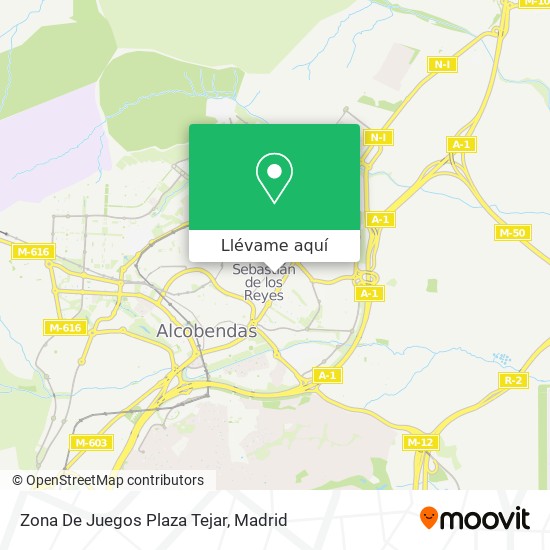 Mapa Zona De Juegos Plaza Tejar