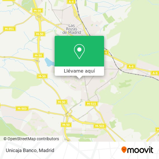 Mapa Unicaja Banco