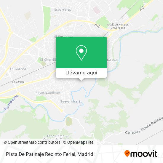 Mapa Pista De Patinaje Recinto Ferial