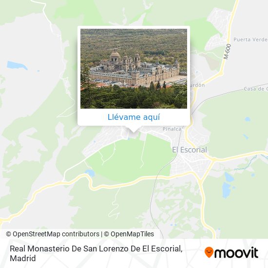 Mapa Real Monasterio De San Lorenzo De El Escorial