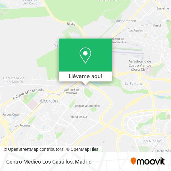 Mapa Centro Médico Los Castillos