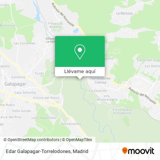 Mapa Edar Galapagar-Torrelodones