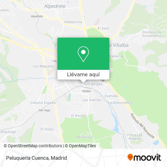 Mapa Peluquería Cuenca