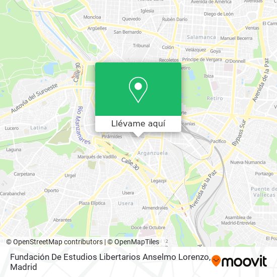 Mapa Fundación De Estudios Libertarios Anselmo Lorenzo