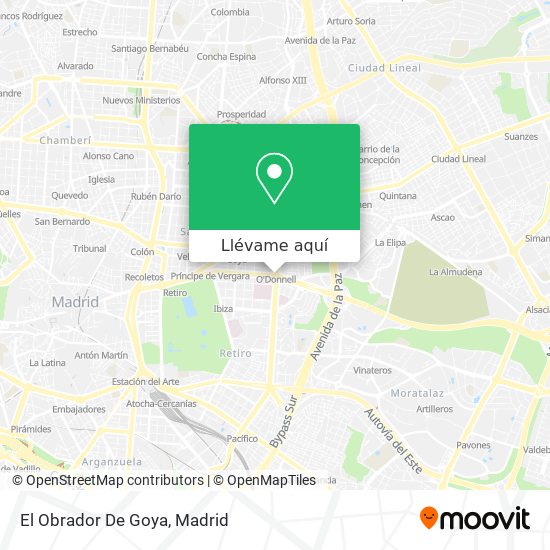Mapa El Obrador De Goya