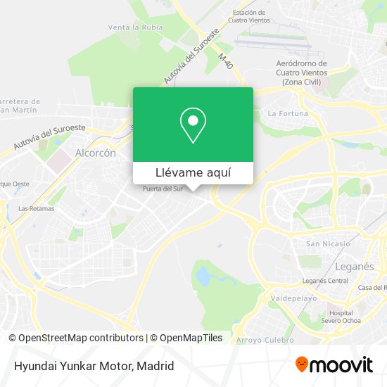 Mapa Hyundai Yunkar Motor