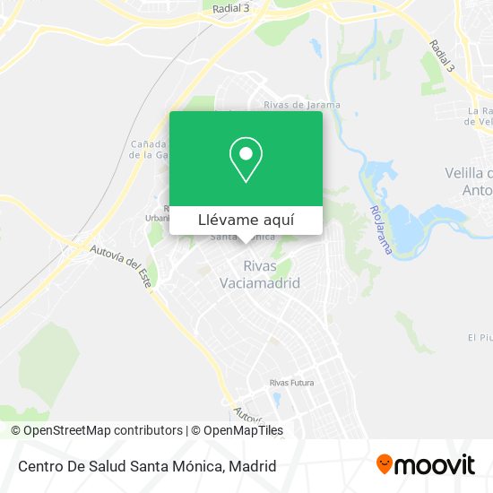 Mapa Centro De Salud Santa Mónica