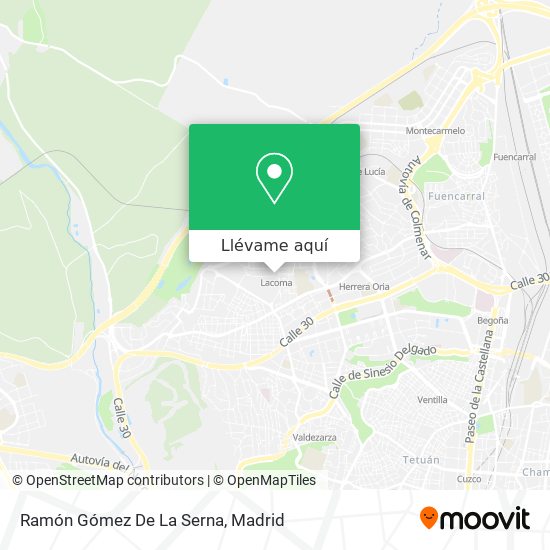Mapa Ramón Gómez De La Serna