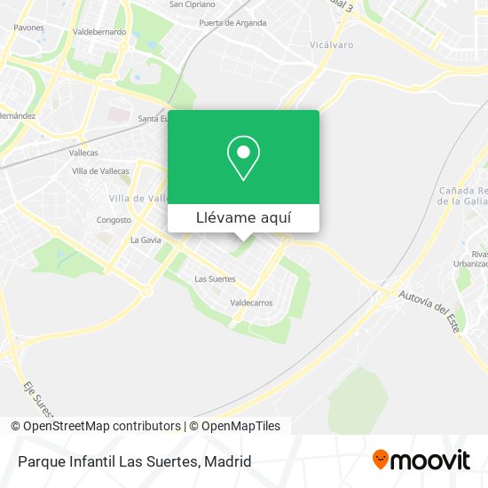 Mapa Parque Infantil Las Suertes