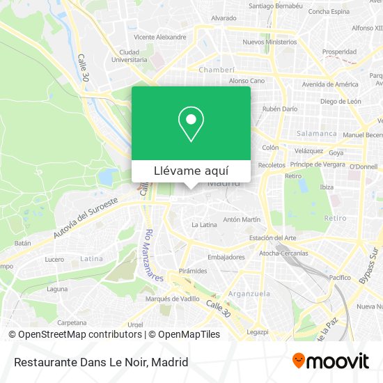 Mapa Restaurante Dans Le Noir